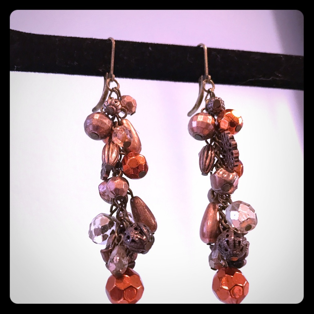 Gold & Bronze Earrings - Like New